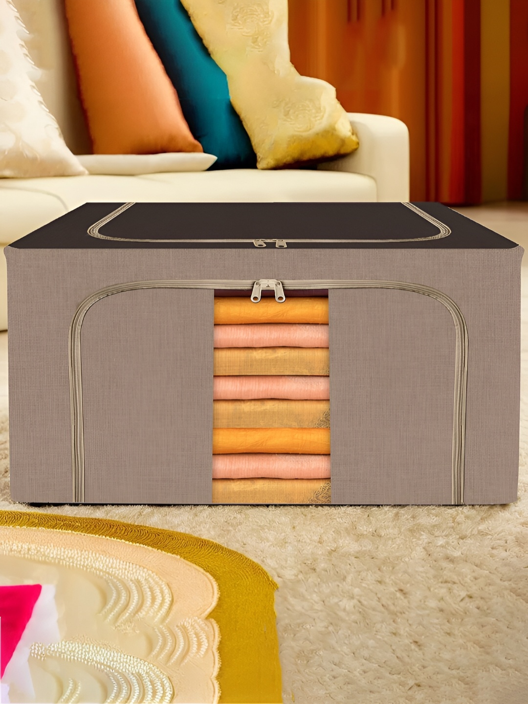

Kuber Industries Brown Regular Drawer Organiser Organisers