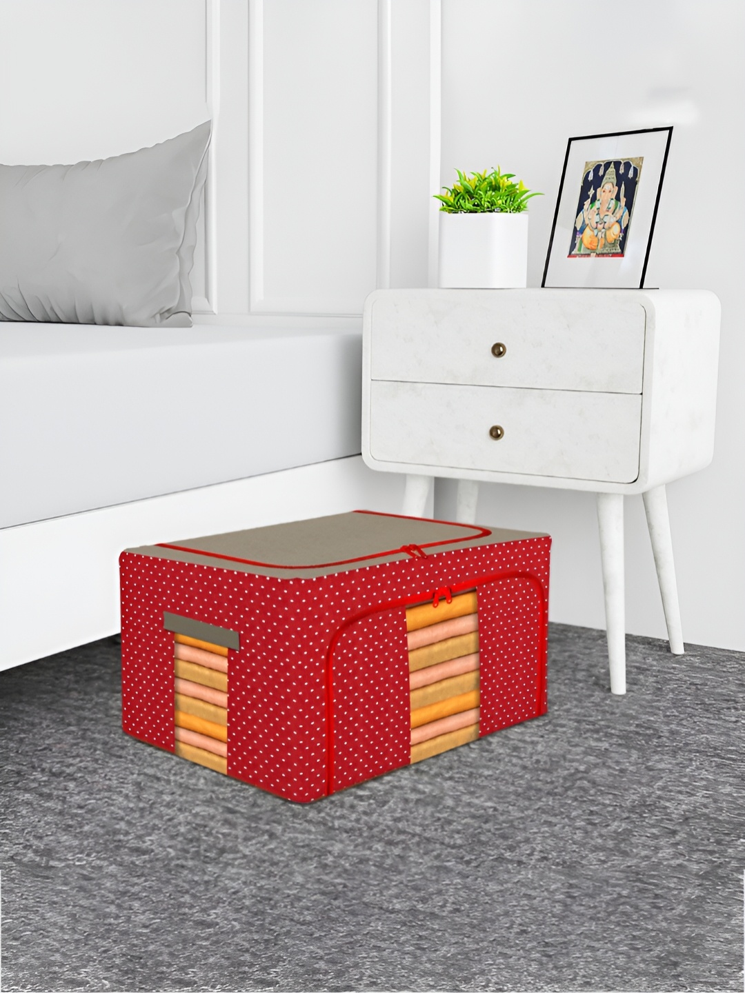 

Kuber Industries Red 6 Pieces Drawer Organiser