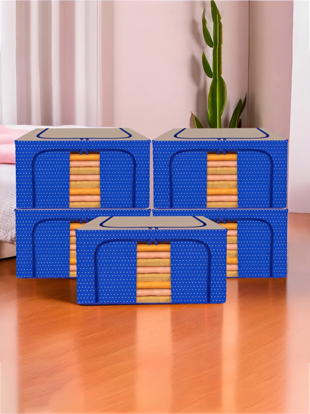 

Kuber Industries Blue 5 Pieces Regular Drawer Organiser Organisers