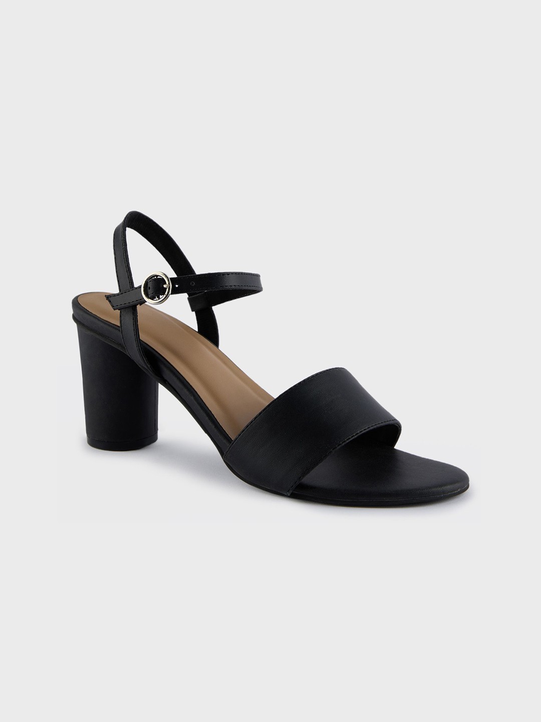 

20Dresses Black Open Toe Block Heels