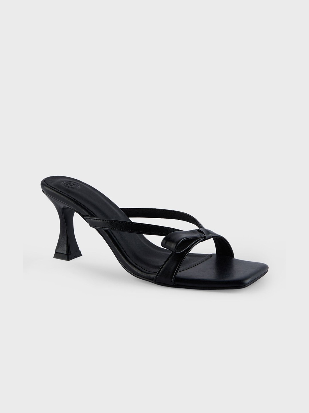 

20Dresses Black Open Toe Slim Heels