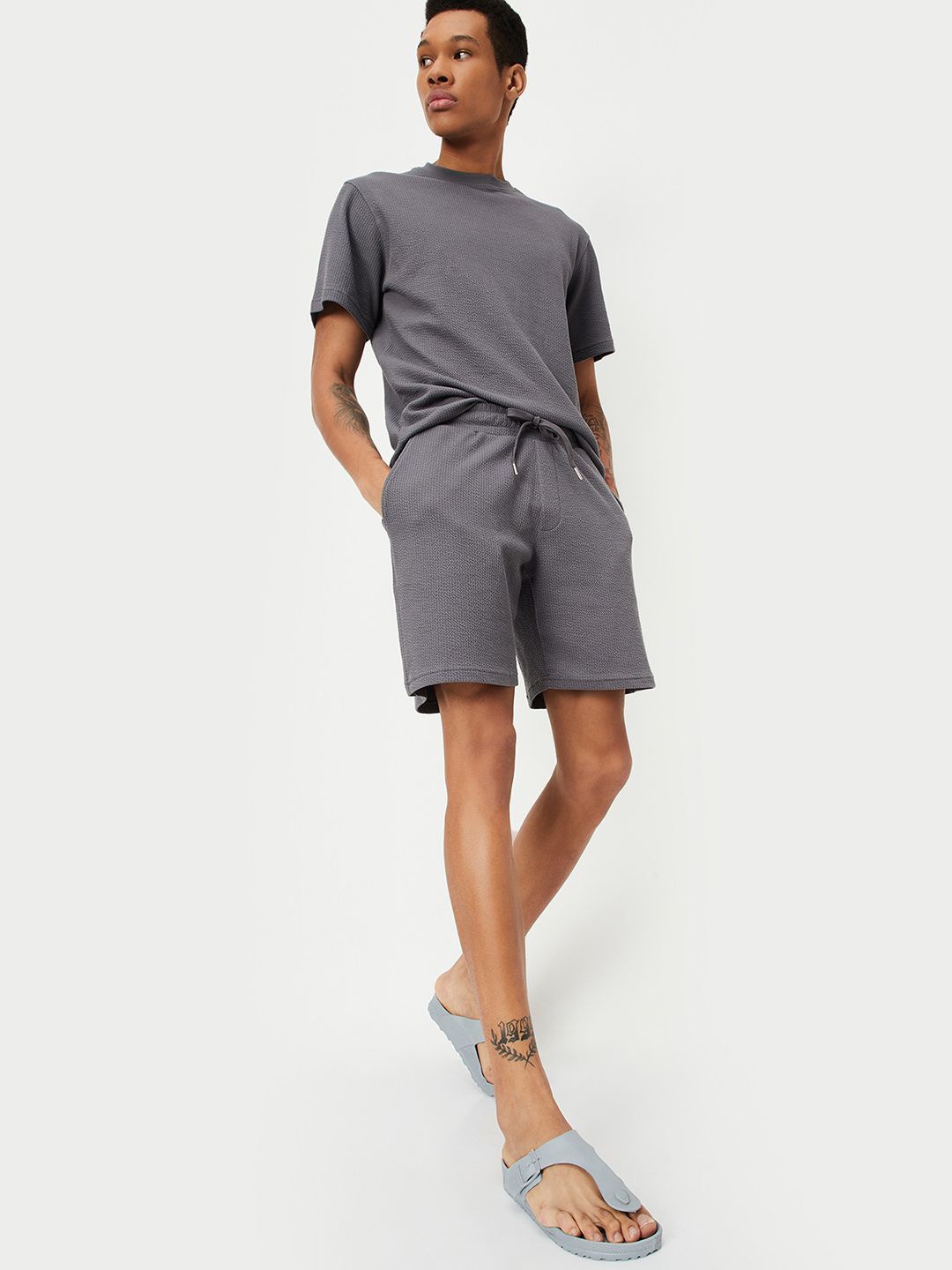 

max Men Lounge Shorts, Grey