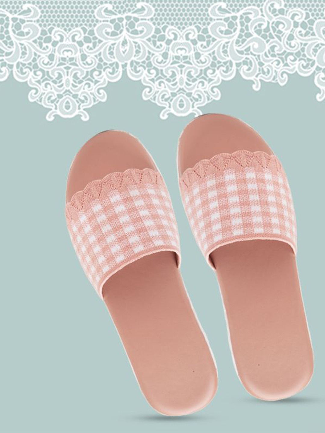 

sneakers villa Women Open Toe Flats, Pink