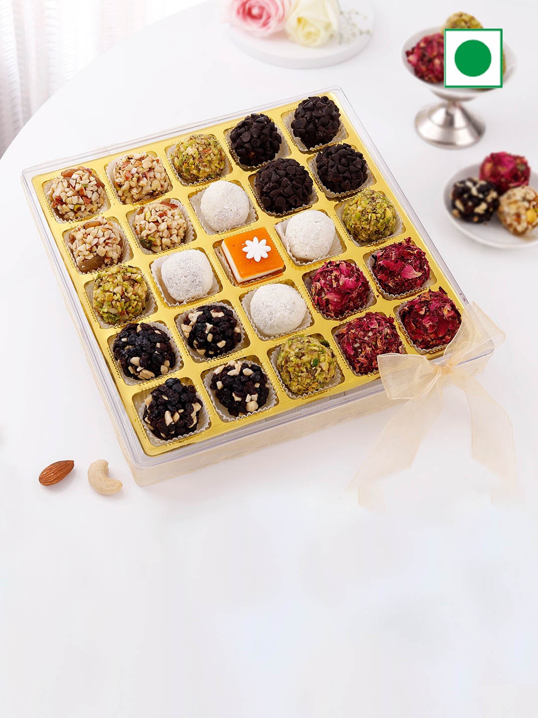 

IGP 25 Pcs Dry Fruit Sweets, Multi