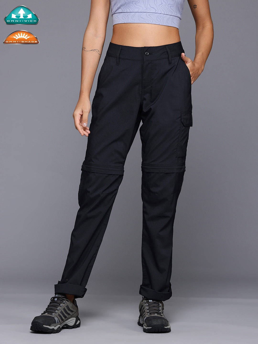 

Columbia Silver Ridge Utility Convertible Outdoor Track Pants, Black