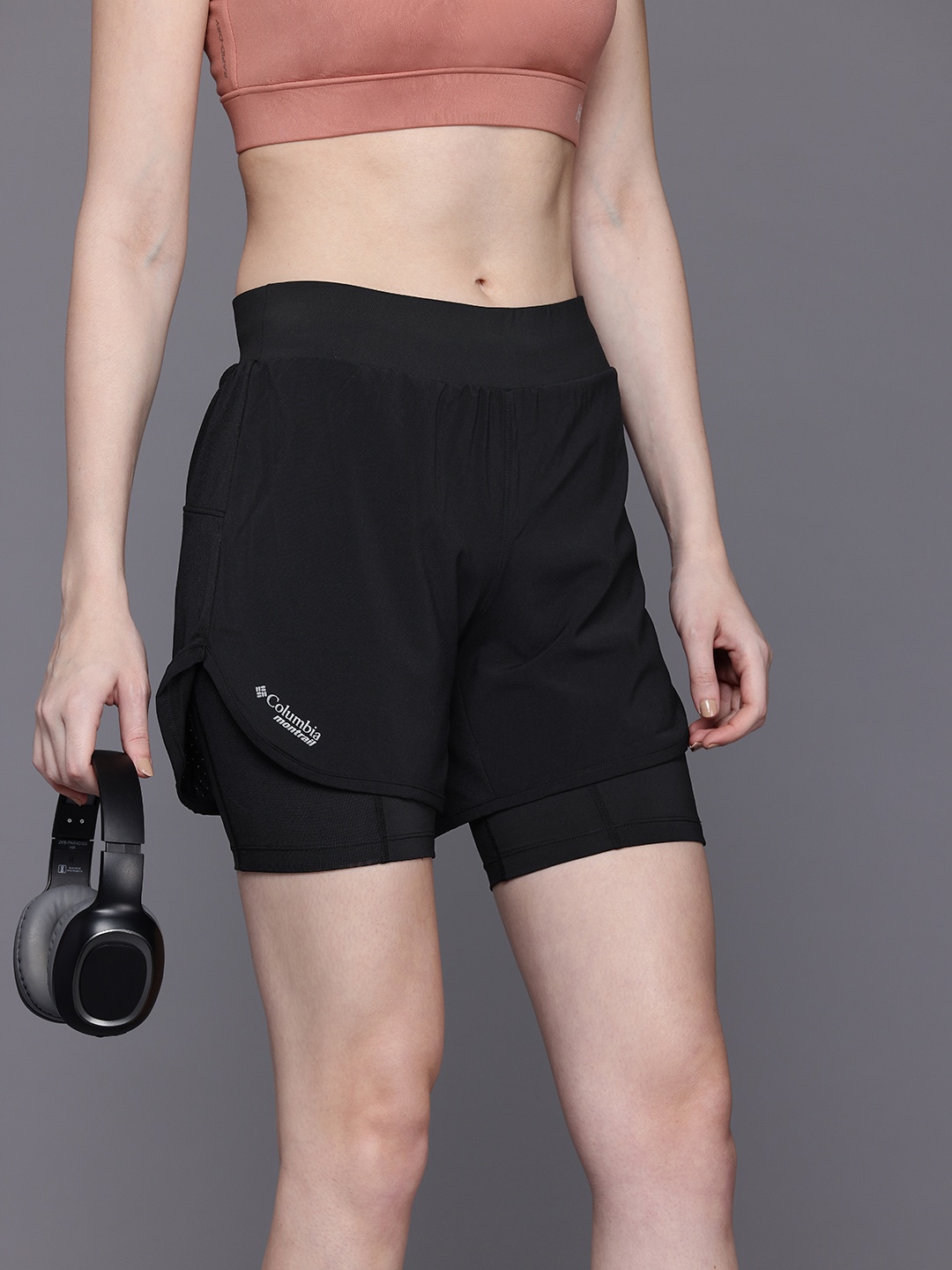 

Columbia Women W Endless Trail 2in1 Outdoor Sports Shorts, Black