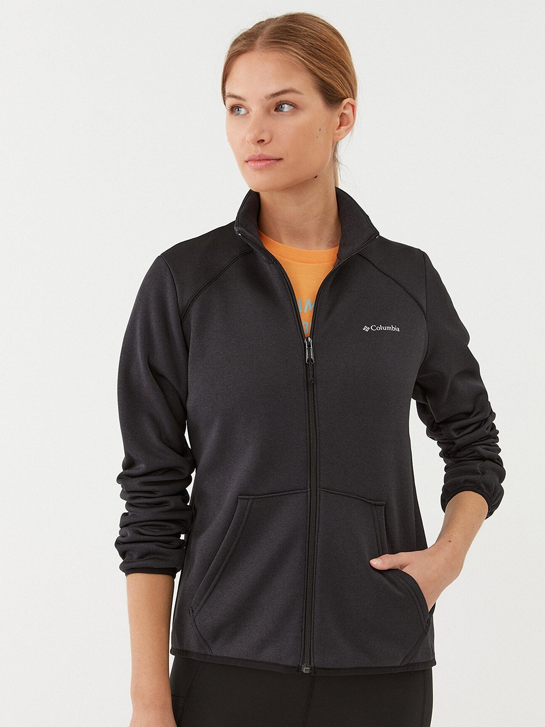 

Columbia Col Hike Tech Fleece Lightweight Outdoor Sporty Jacket, Black