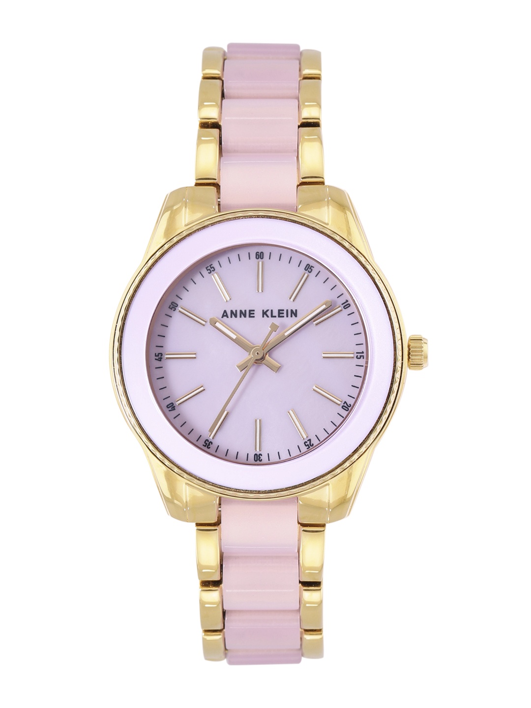 

ANNE KLEIN Women Dial & Bracelet Style Straps Analogue Watch AK3214LVGB, Lavender