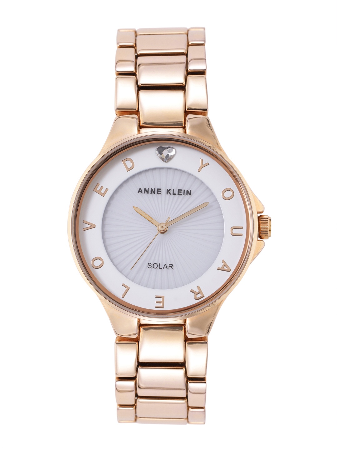 

ANNE KLEIN Women Embellished Dial & Bracelet Style Straps Analogue Watch NDAK3866WTRG, White