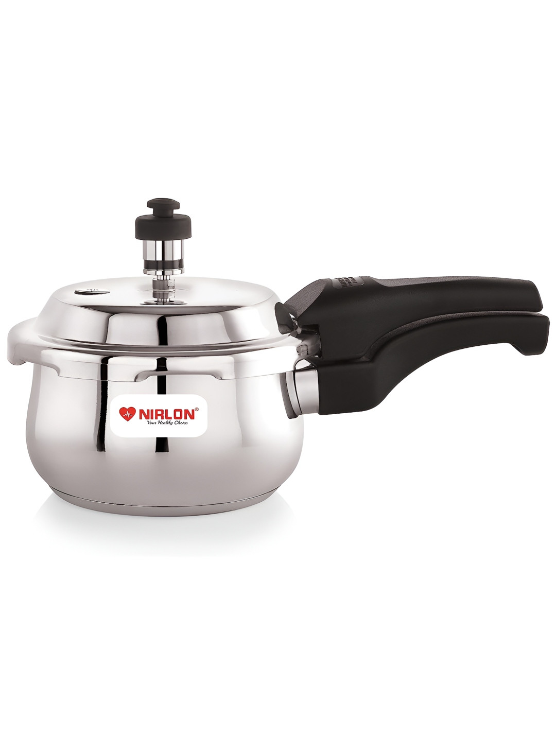 

NIRLON Sandwich Silver Toned Stainless Steel Pressure Cooker 1.5 L