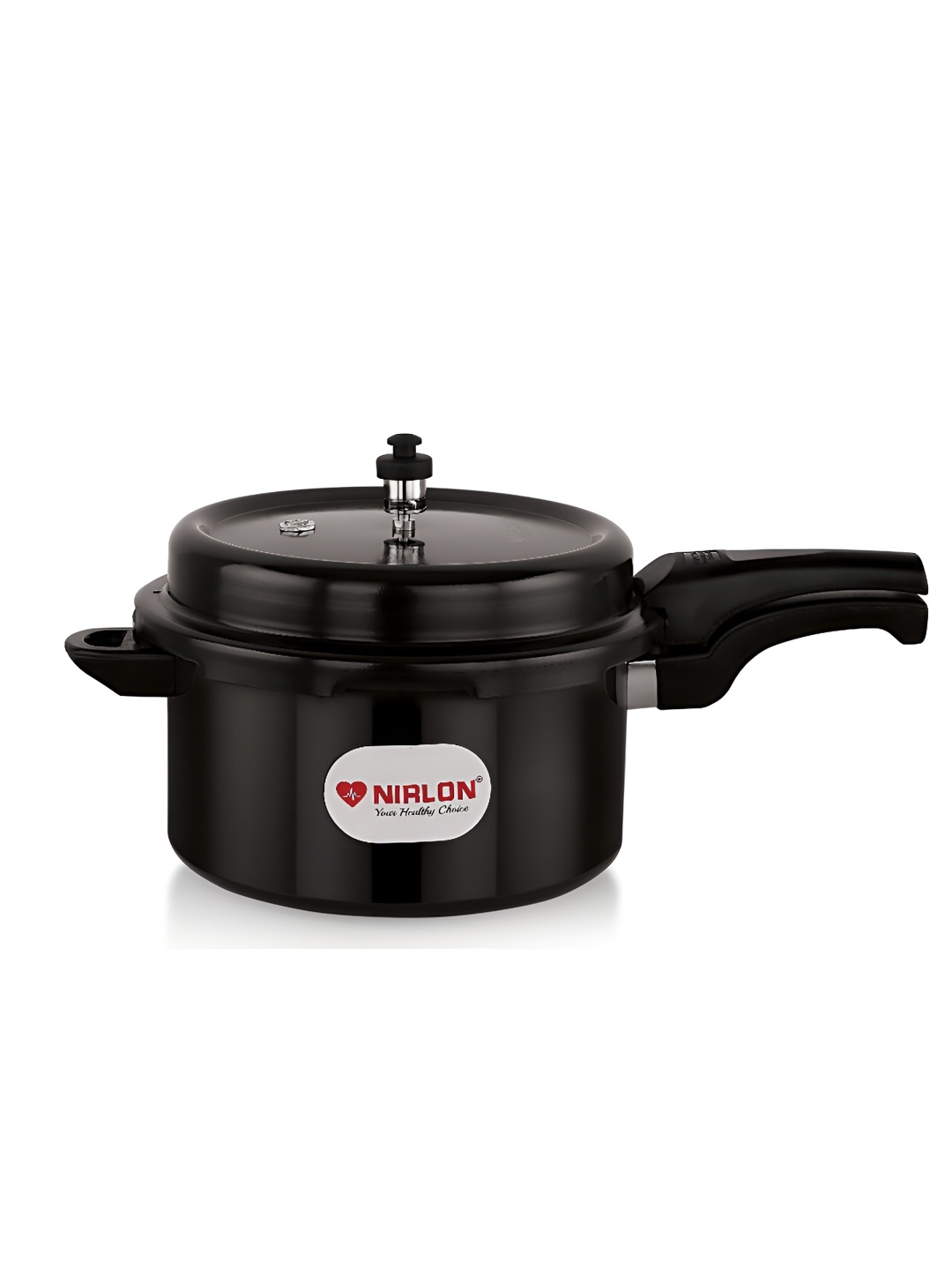 

NIRLON Black Hard Anodised Induction & Gas Compatible Outer Lid Pressure Cooker 7.5L