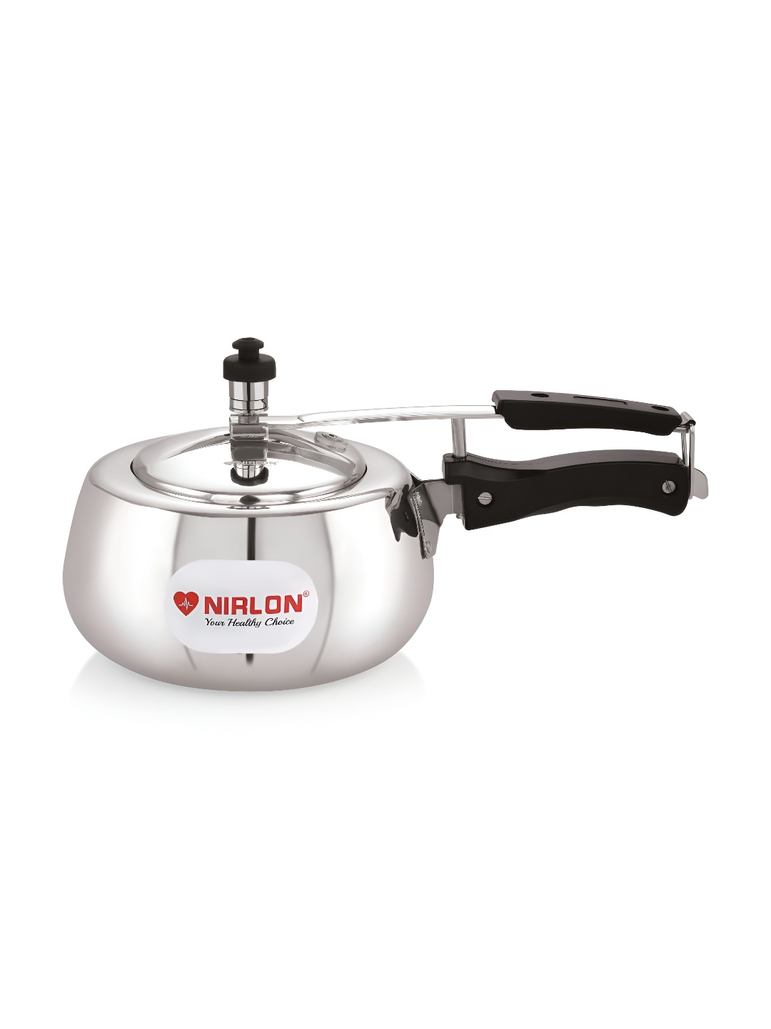 

NIRLON Silver toned Celebration Induction Base Aluminium Inner Lid Pressure Cooker- 2 L