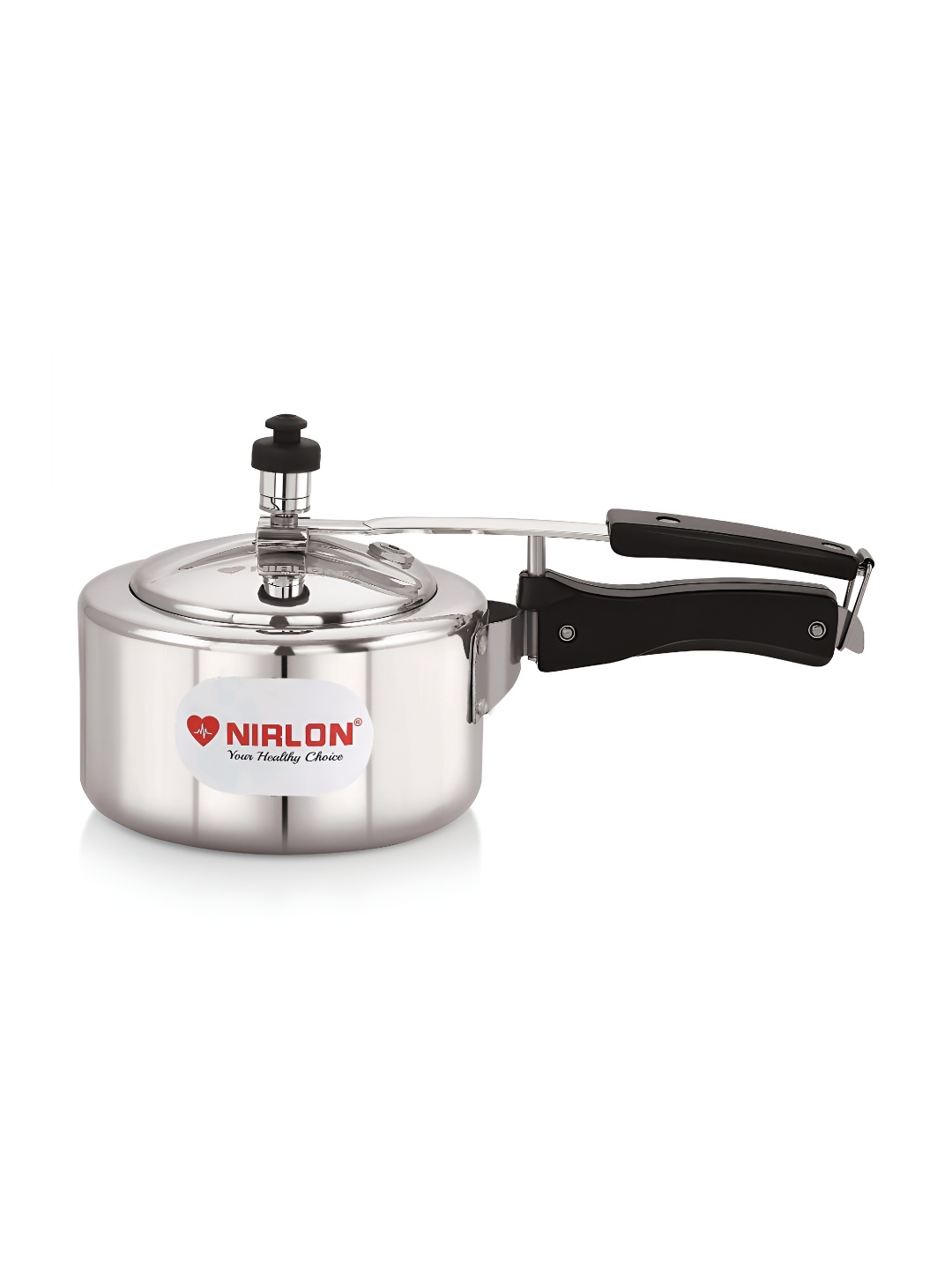 

NIRLON Silver toned Supreme Induction Base Inner Lid Aluminium Pressure Cooker- 3 L