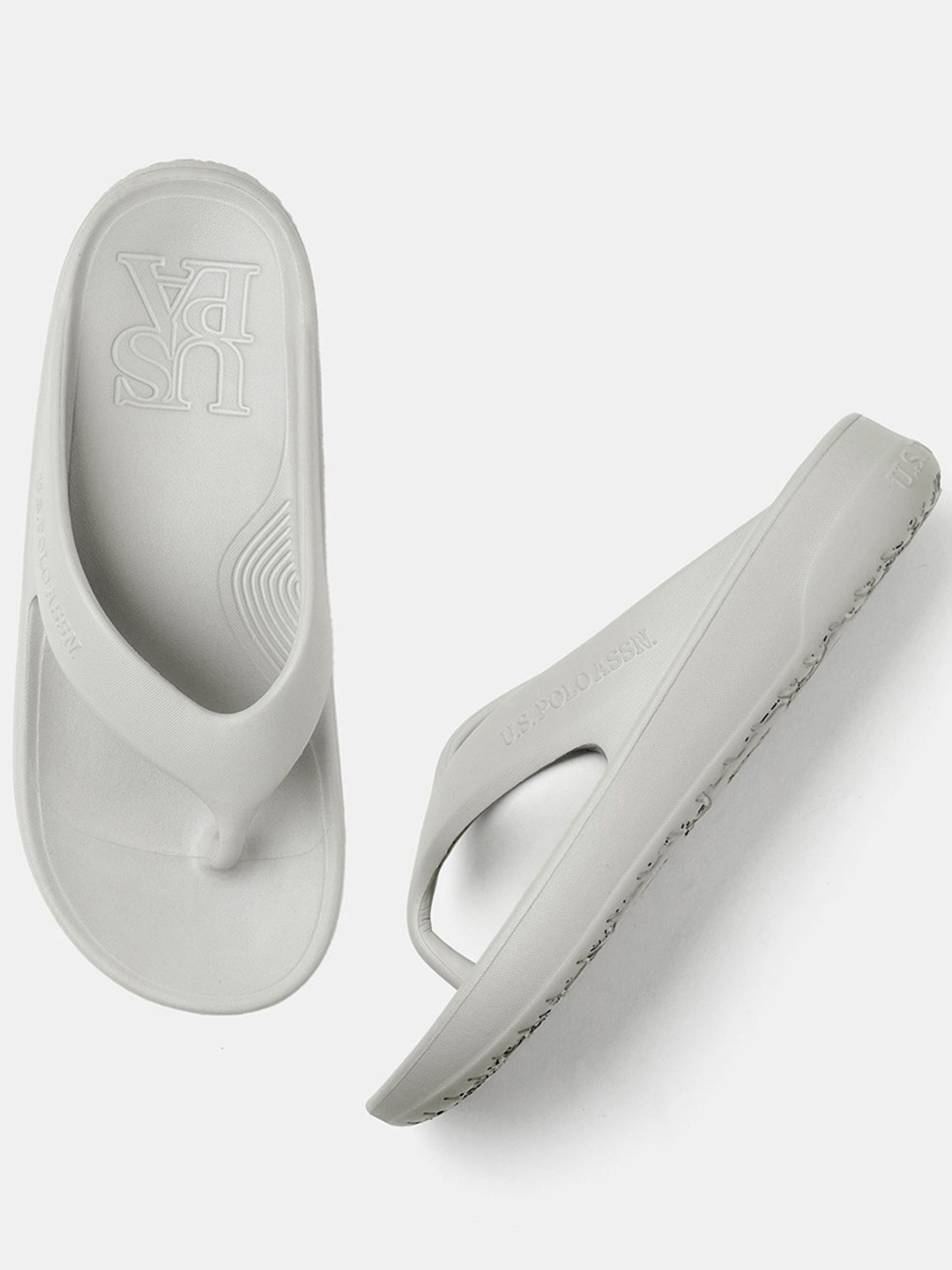 

U.S. Polo Assn. Men Axel 2.0 Foam Walk Flip Flop, Beige