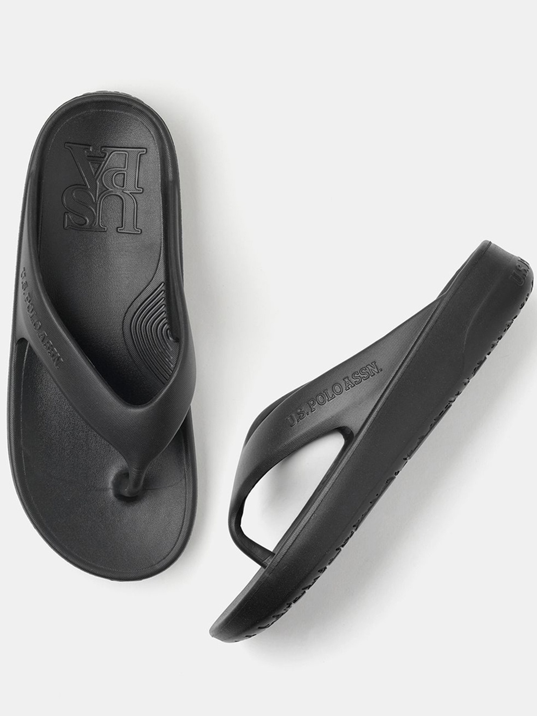

U.S. Polo Assn. Men Axel 2.0 Foam Walk Flip Flop, Black