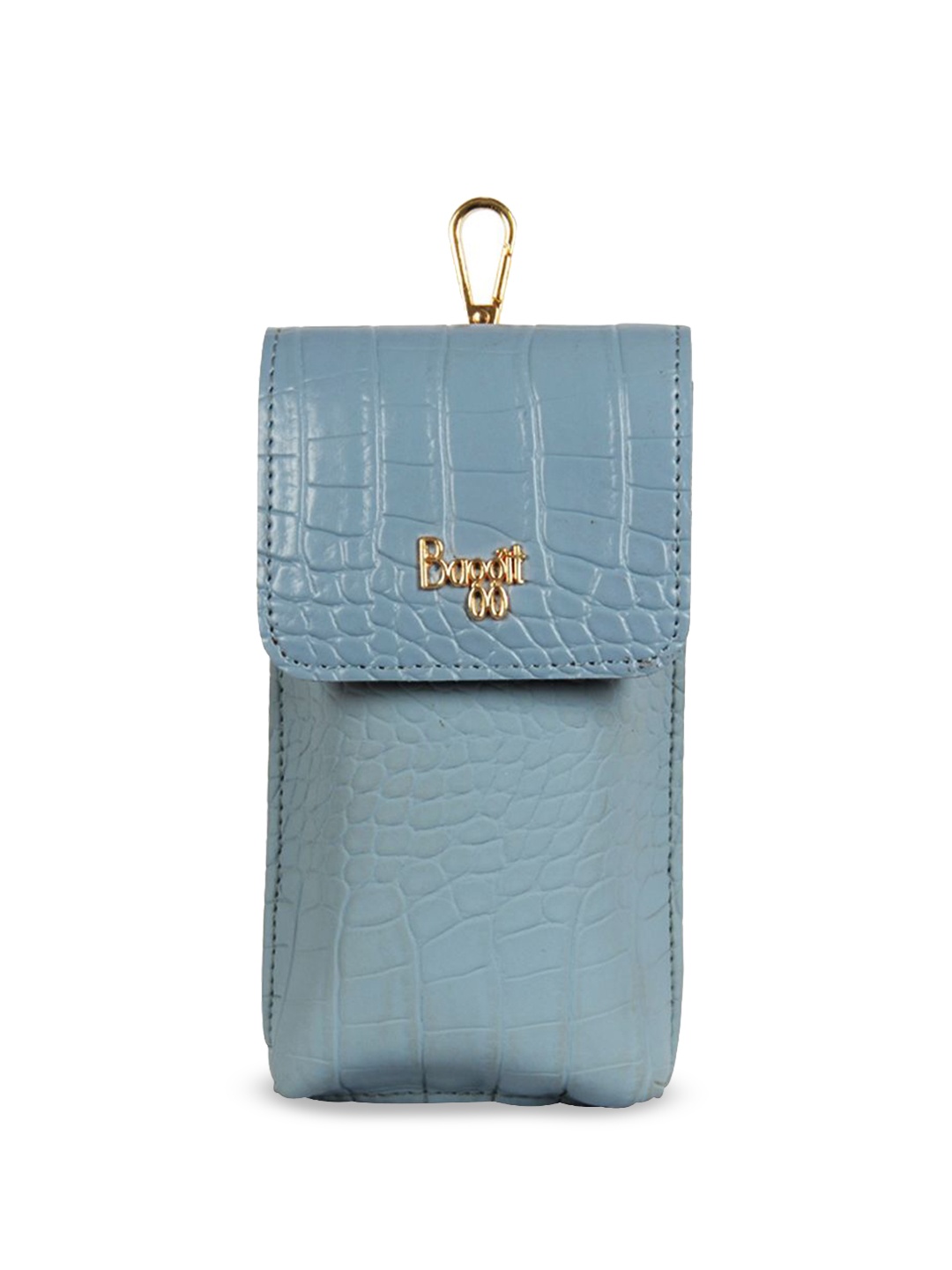 

Baggit Textured PU Structured Sling Bag with Quilted, Blue