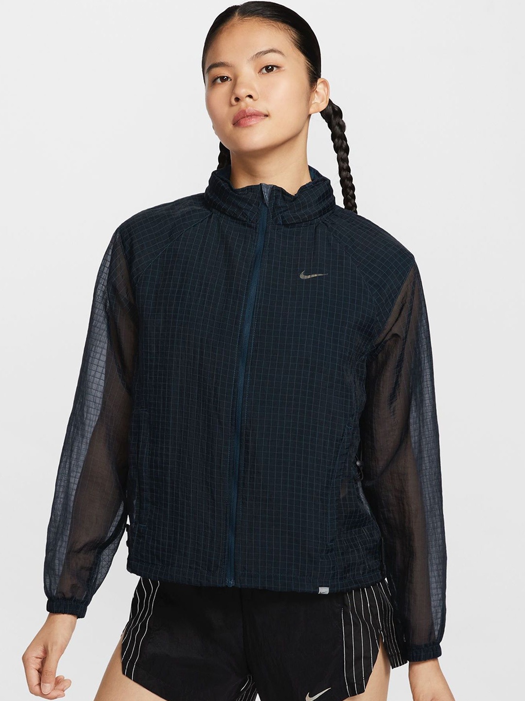 

Nike Running Division Women's Packable Running Jacket, Blue