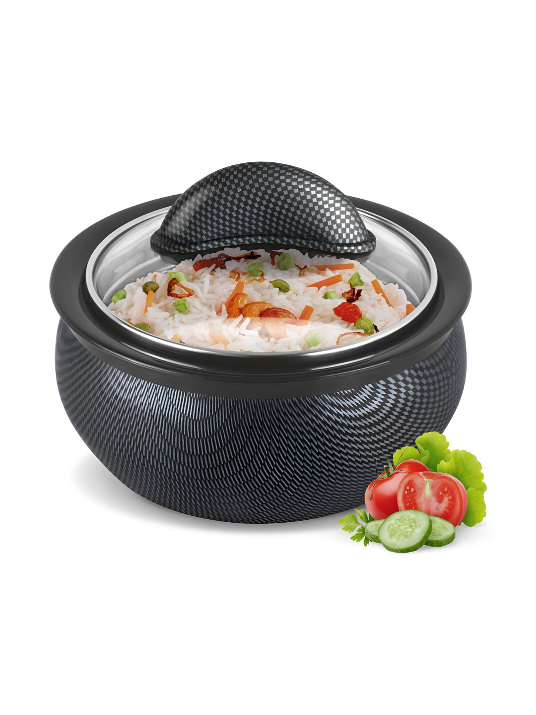 

Milton Black Clarion 2000 Stainless Steel Casserole 1950 ml