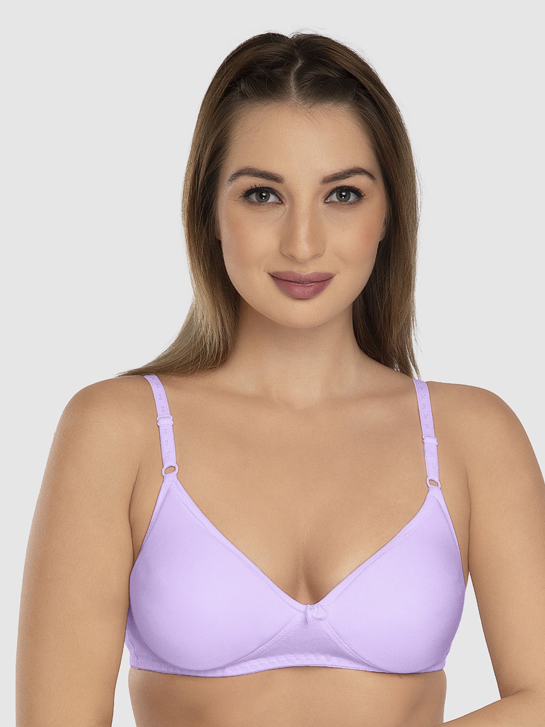 

Daisy Dee Full Coverage Lightly Padded Cotton T-shirt Bra-All Day Comfort, Lavender