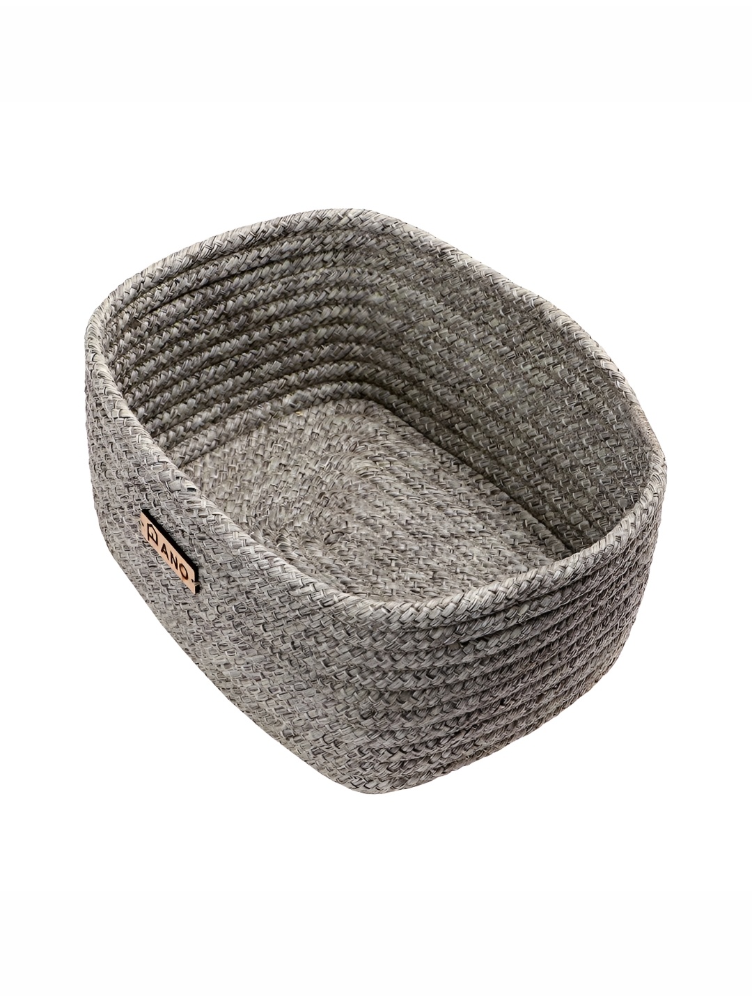 

Pano Harmony Green Self Design Large Storage Basket, Grey