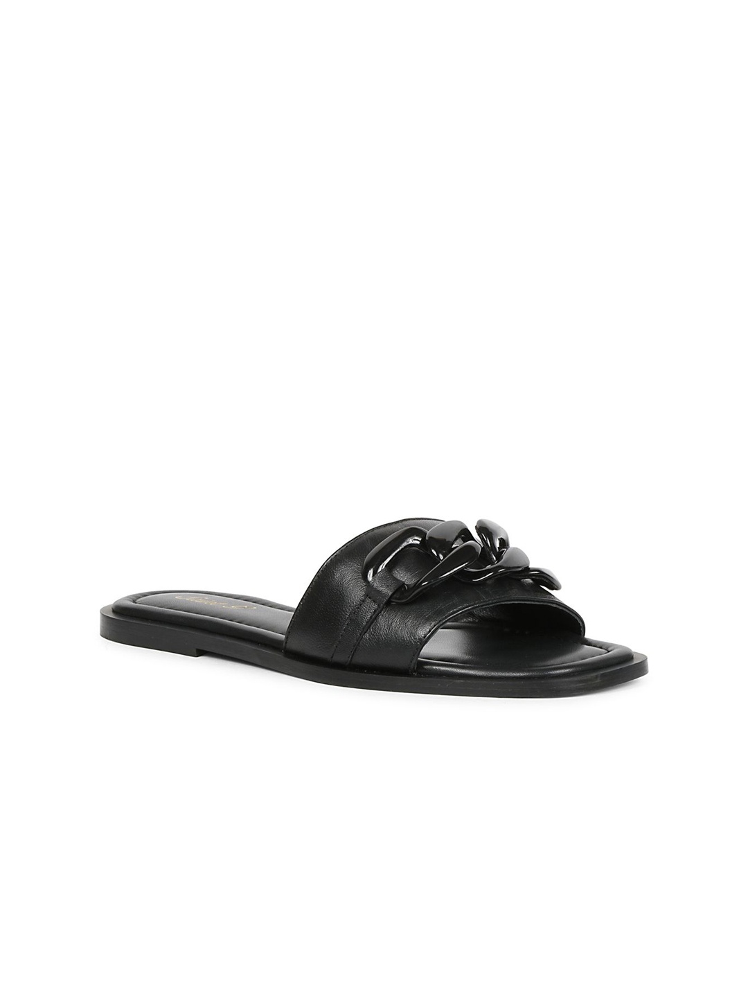 

Saint G Women Open Toe Flats, Black