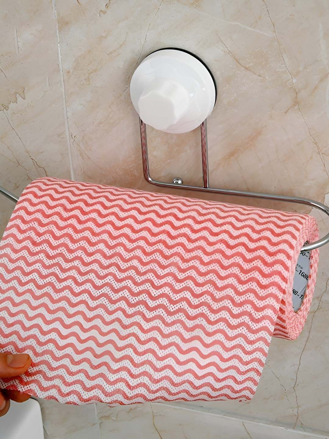 

ONSHOPPY Silver-Toned Kitchen Towel Holder