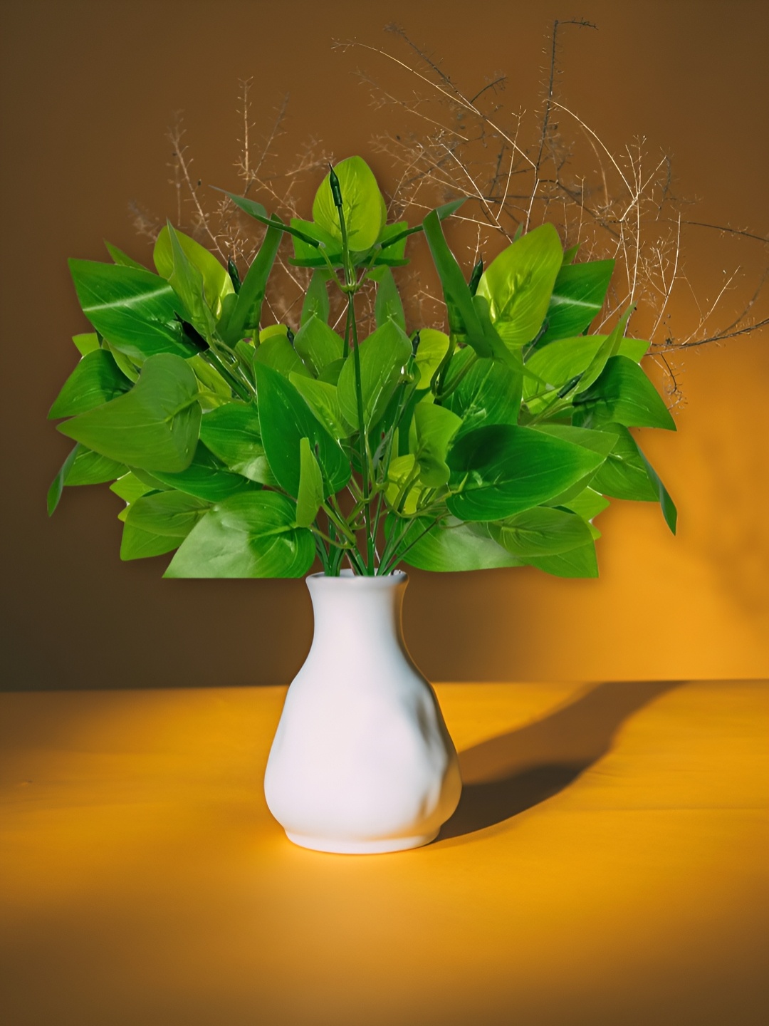 

ARTSY Green 2 Pieces Non-Hanging Maple Artificial Plant