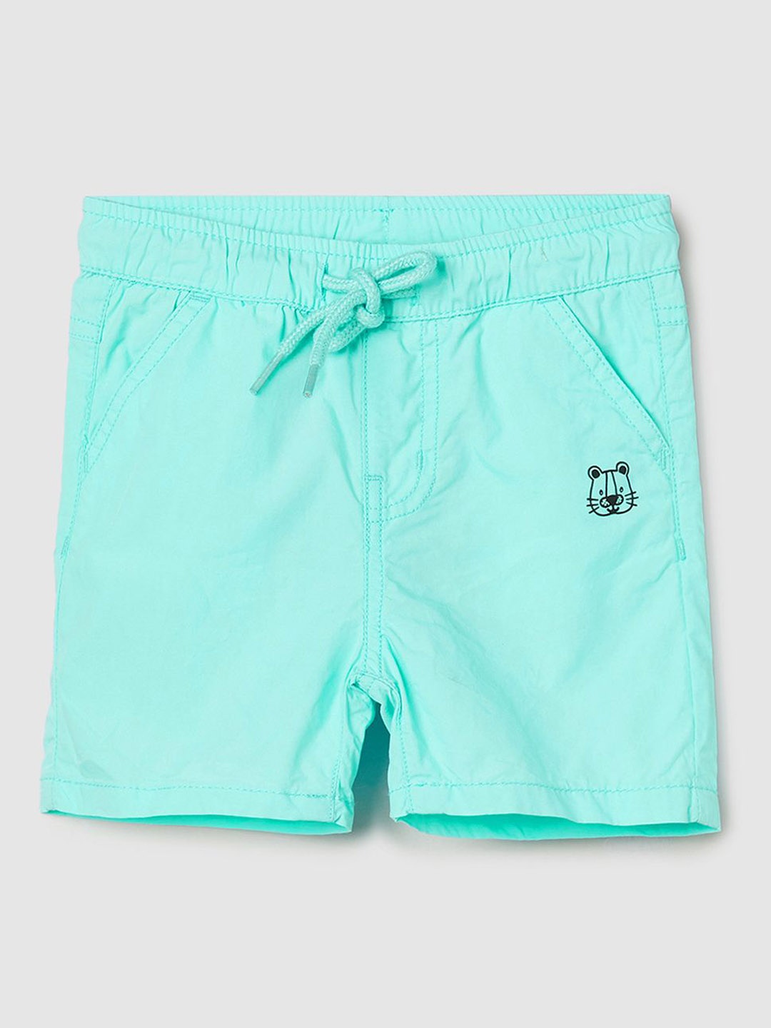 

max Boys Mid Rise Pure Cotton Shorts, Blue