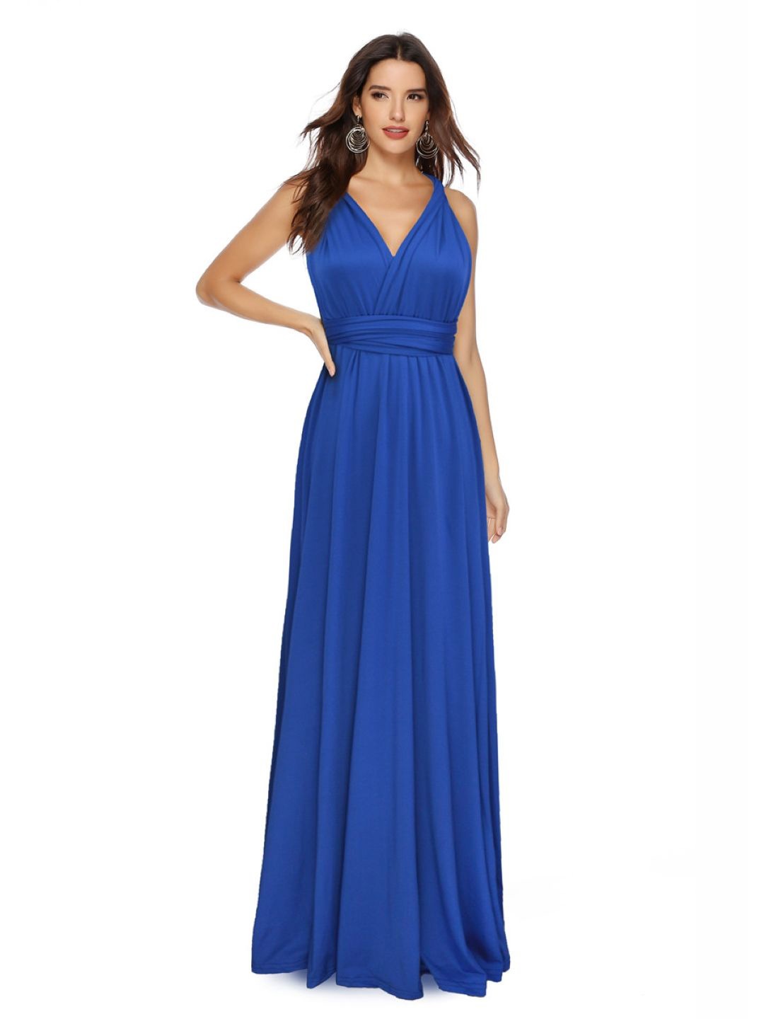 

StyleCast V-Neck Maxi Dress, Blue