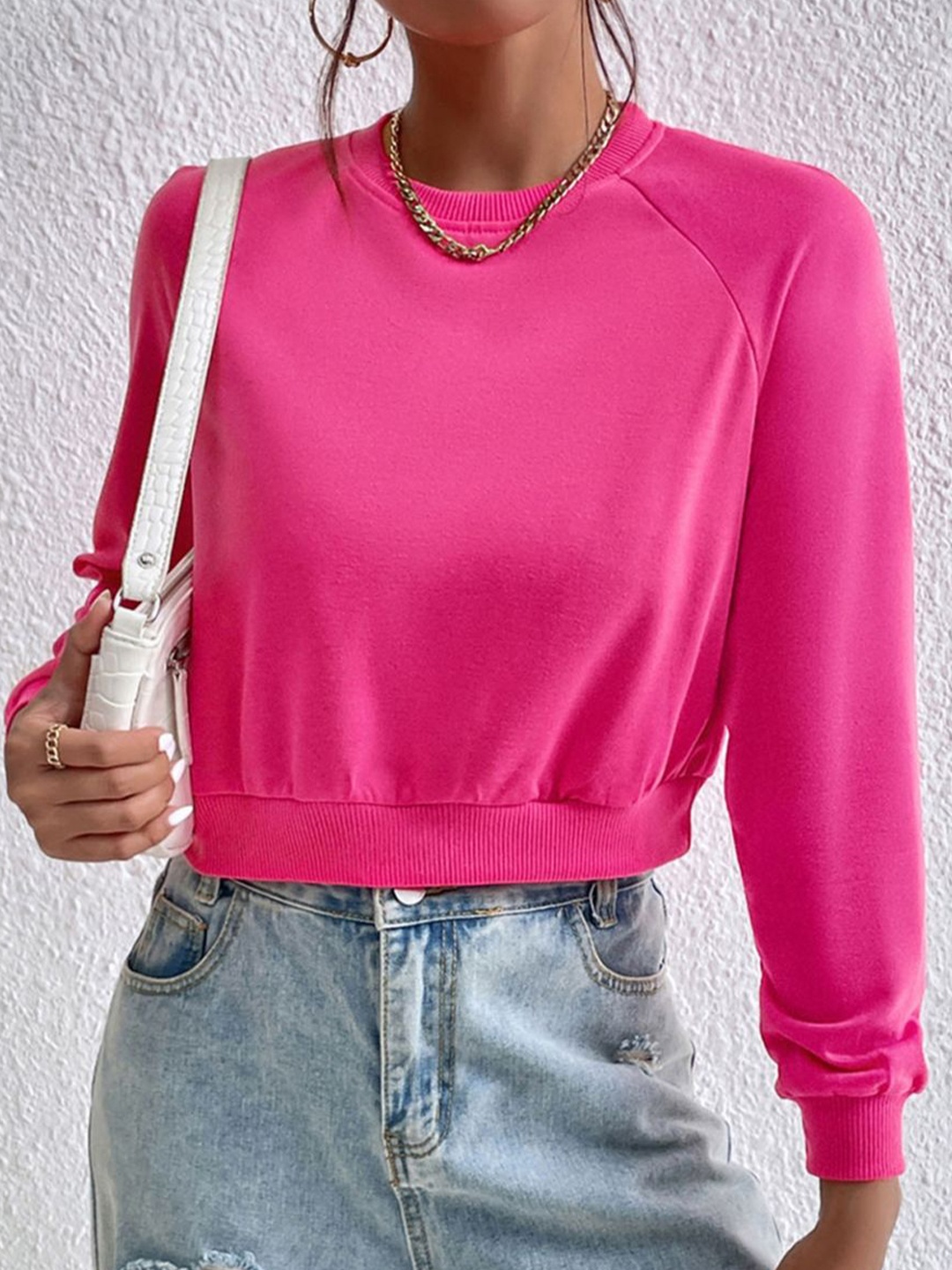 

StyleCast Crop Top, Pink