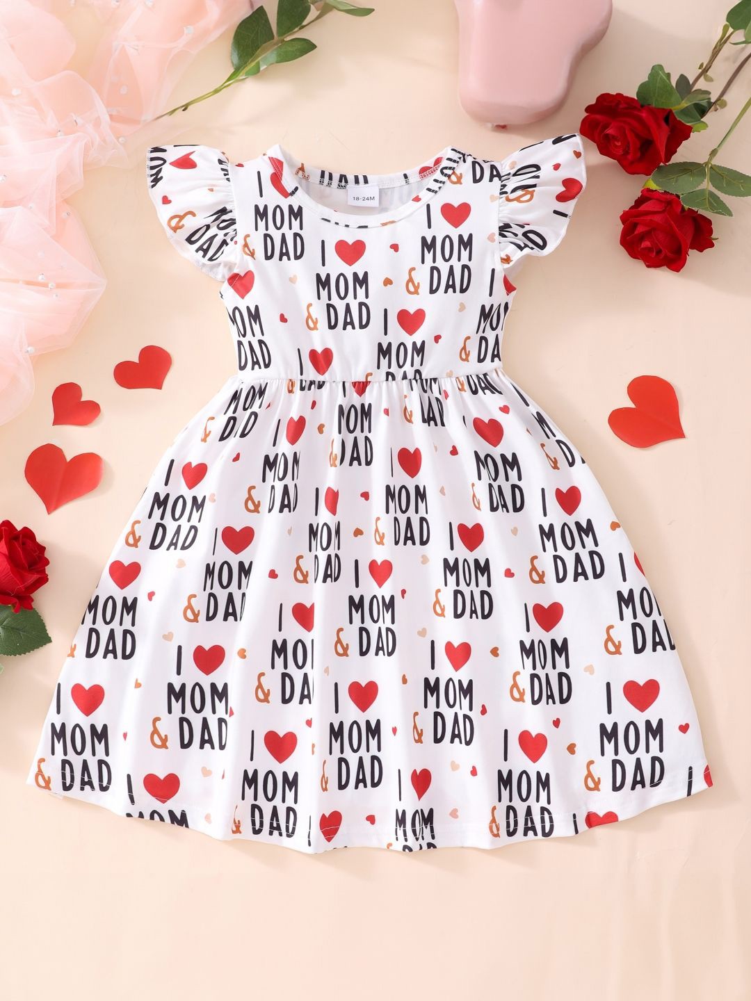 

StyleCast Printed A-Line Midi Dress, Red