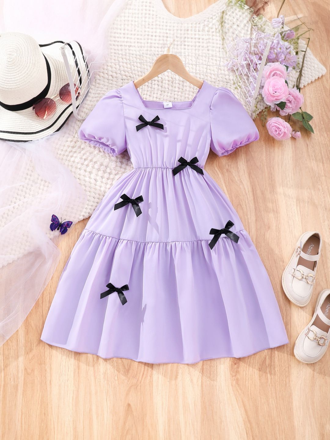 

StyleCast Fit and Flare Midi Dress, Purple