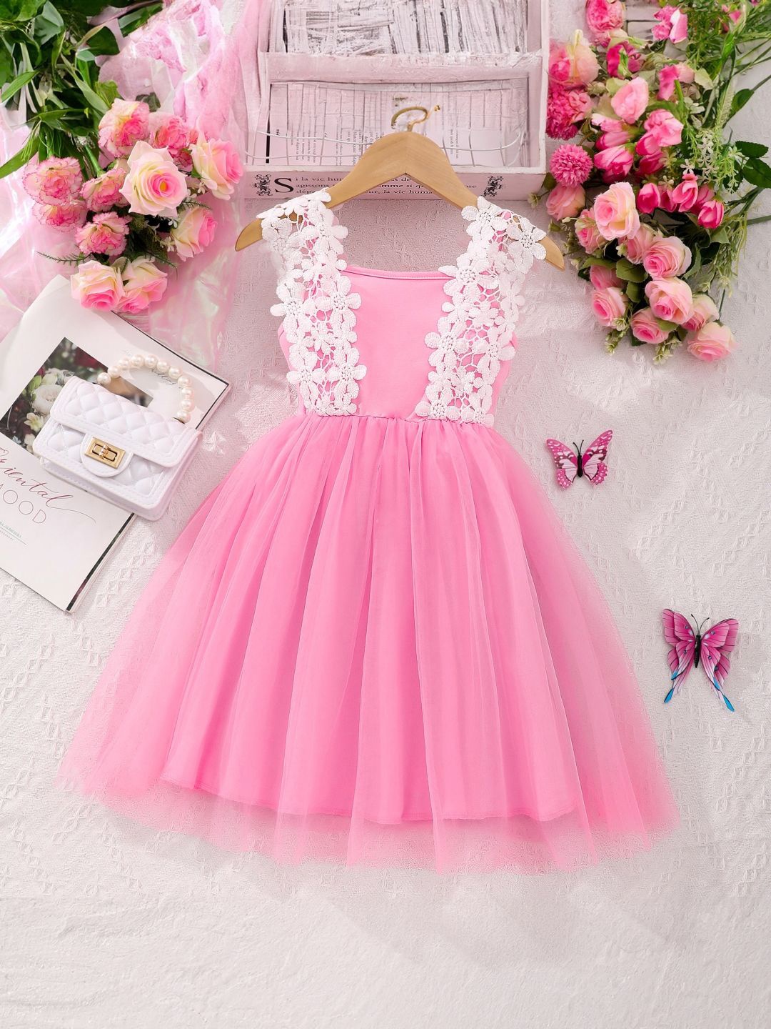 

StyleCast Girls Fit and Flare Dress, Pink