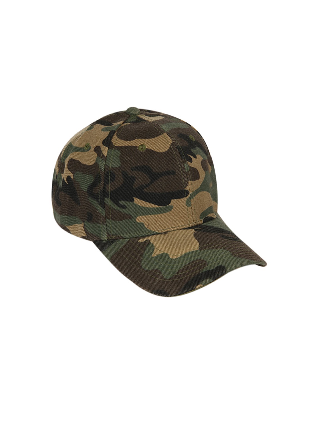 

Aadikart Camouflage Printed Cotton Baseball Cap, Green