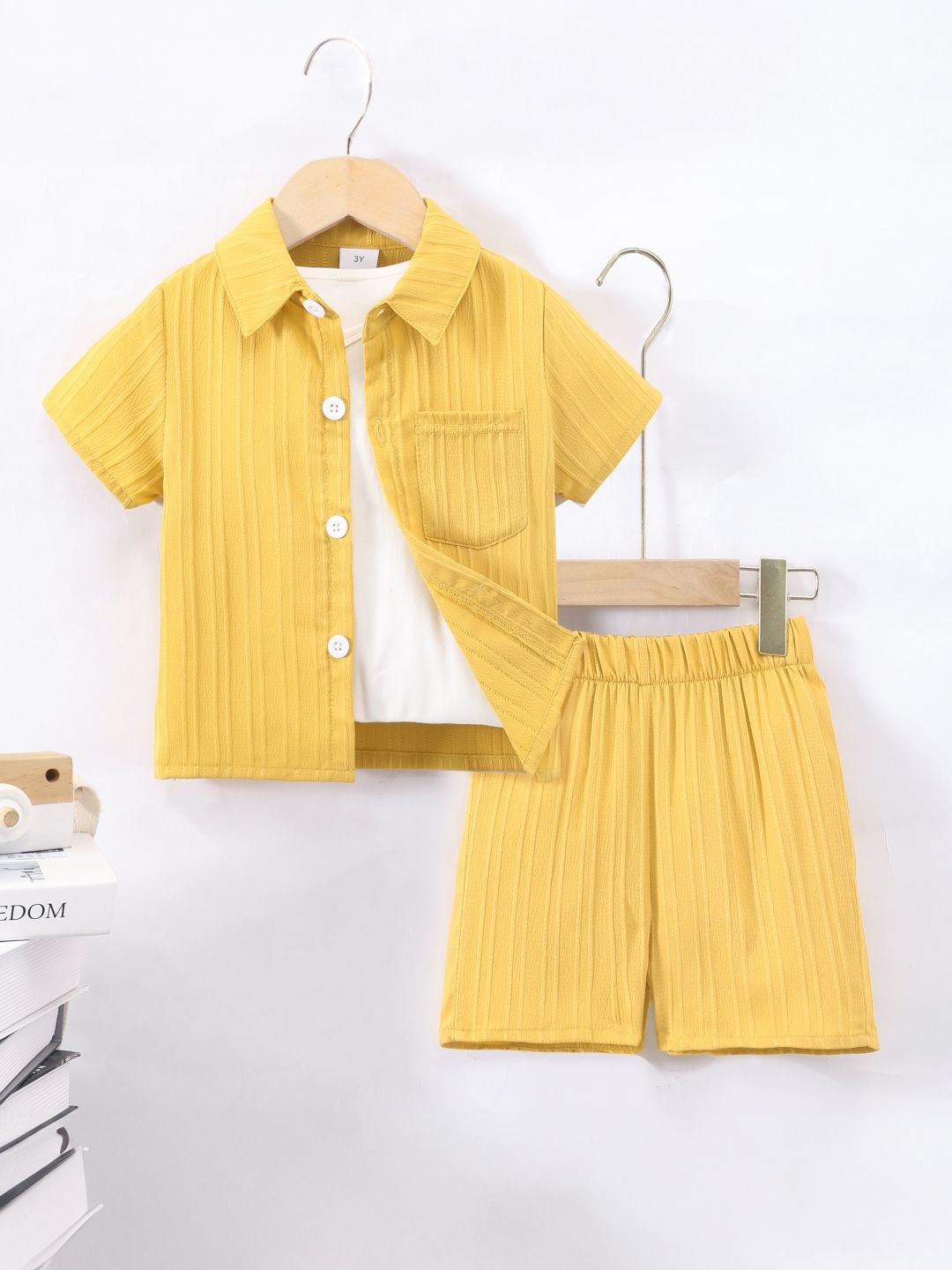

StyleCast Girls Yellow Top with Shorts