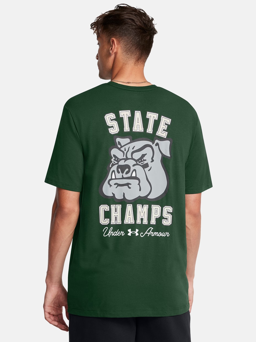 

UNDER ARMOUR State Champs Short Sleeve T-Shirt, Green