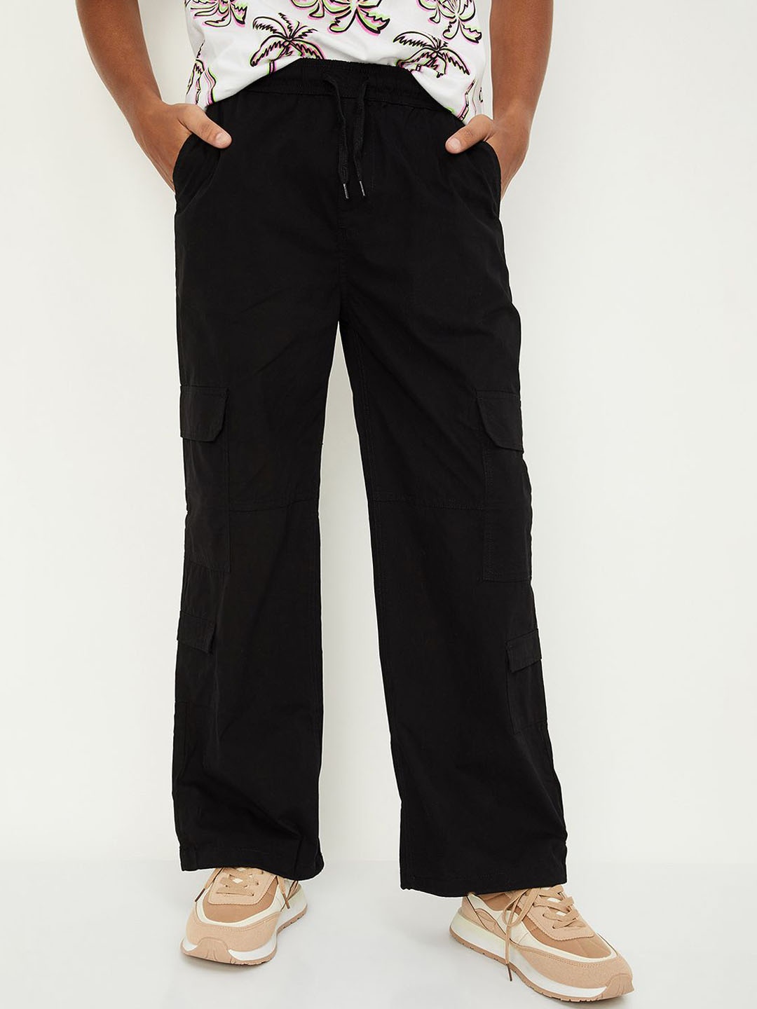 

max Boys Trousers, Black