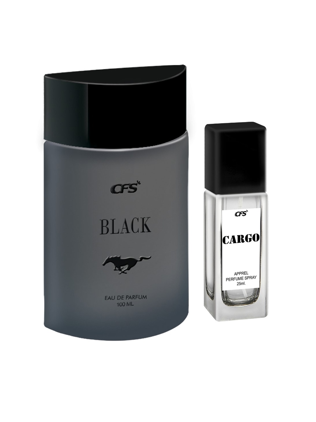 

CFS Black EDP 100ml & Cargo Long Lasting Apparel Perfume - 25 ml