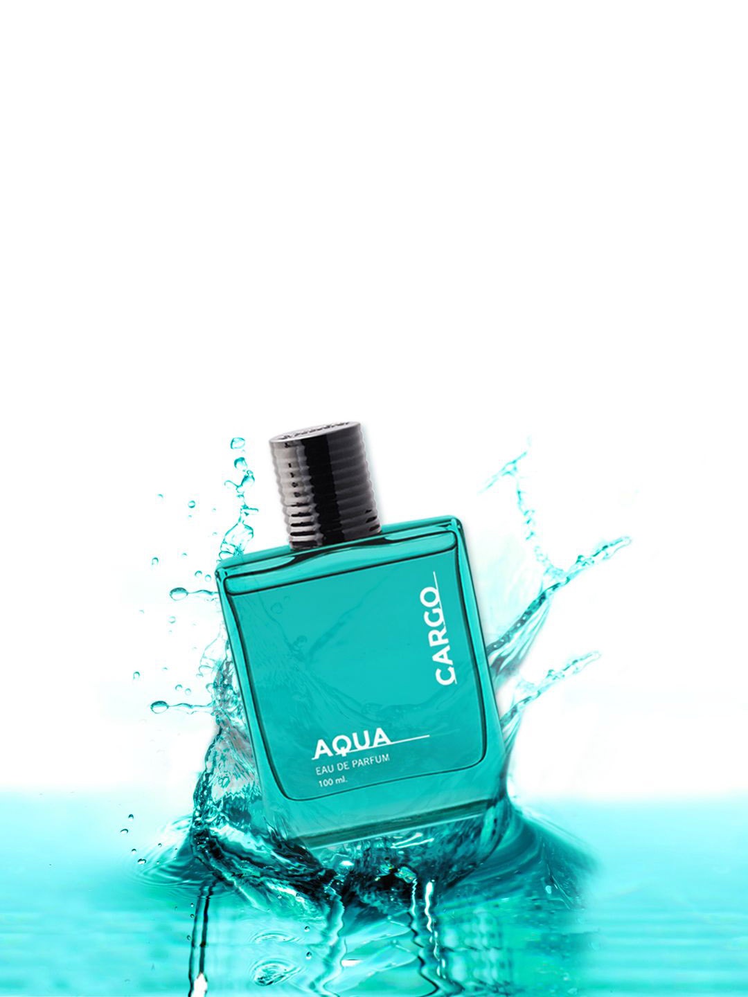 

CFS Cargo Aqua Eau De Parfum 100ml & Wild Sandal Apparel Perfume - 25ml, Turquoise blue