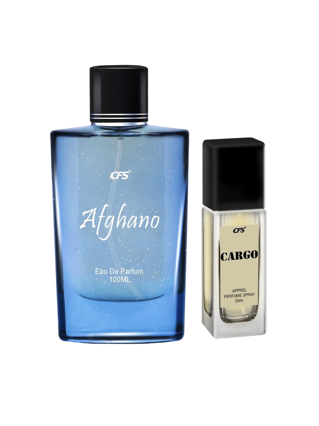 

CFS Afghano EDP 100ml & Cargo Long Lasting Apparel Perfume - 25 ml, Blue
