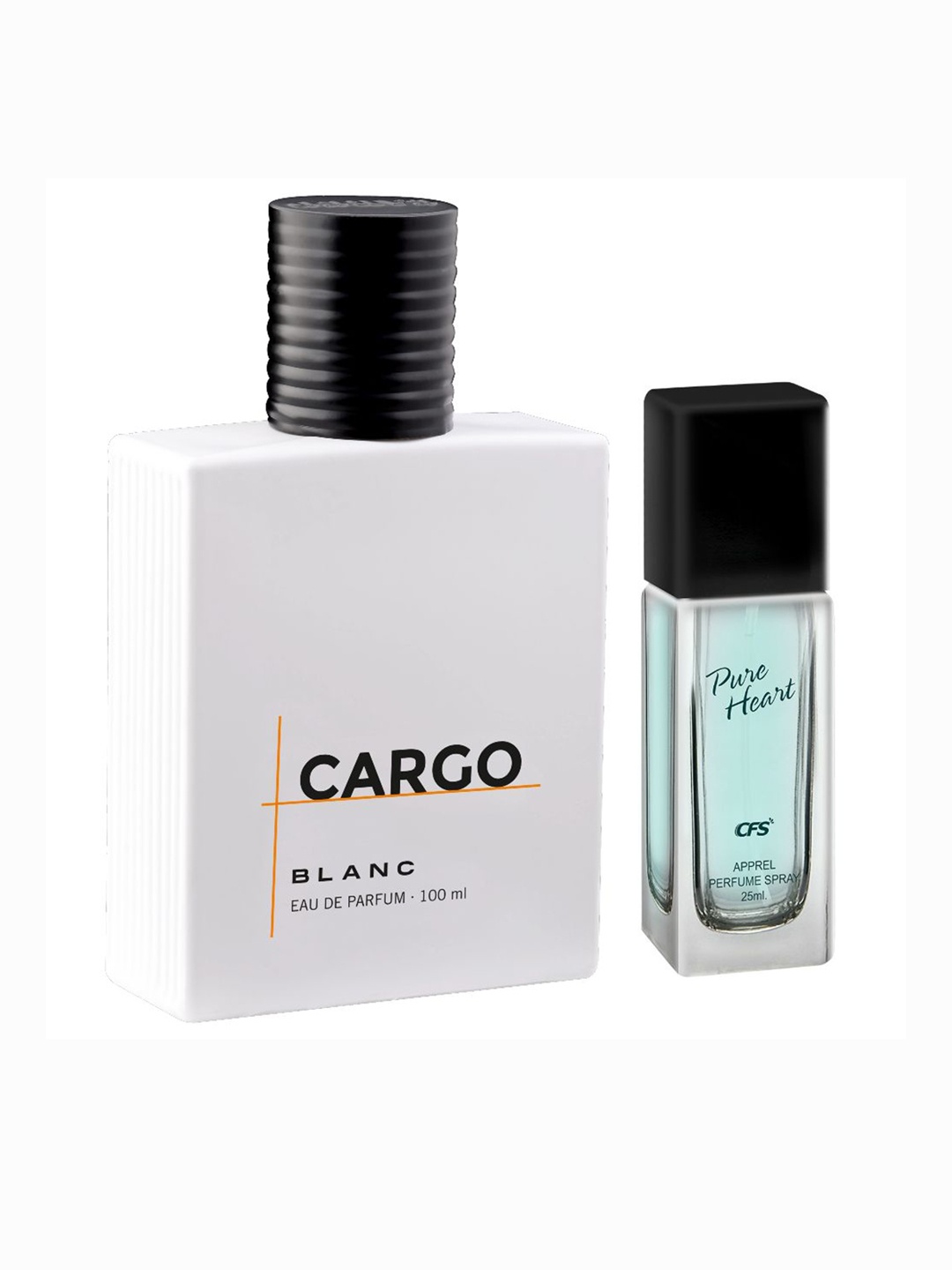 

CFS Cargo Blanc Eau De Parfum 100ml & Pure Heart Blue Eau De Parfum - 25ml, White