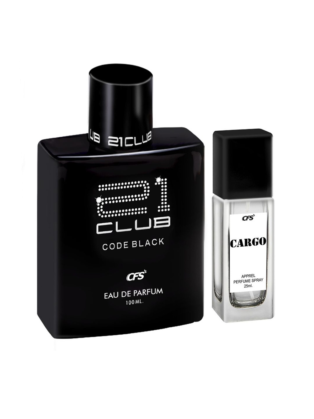 

CFS Code Black Eau De Parfum 100ml & Cargo White Eau De Parfum - 25ml