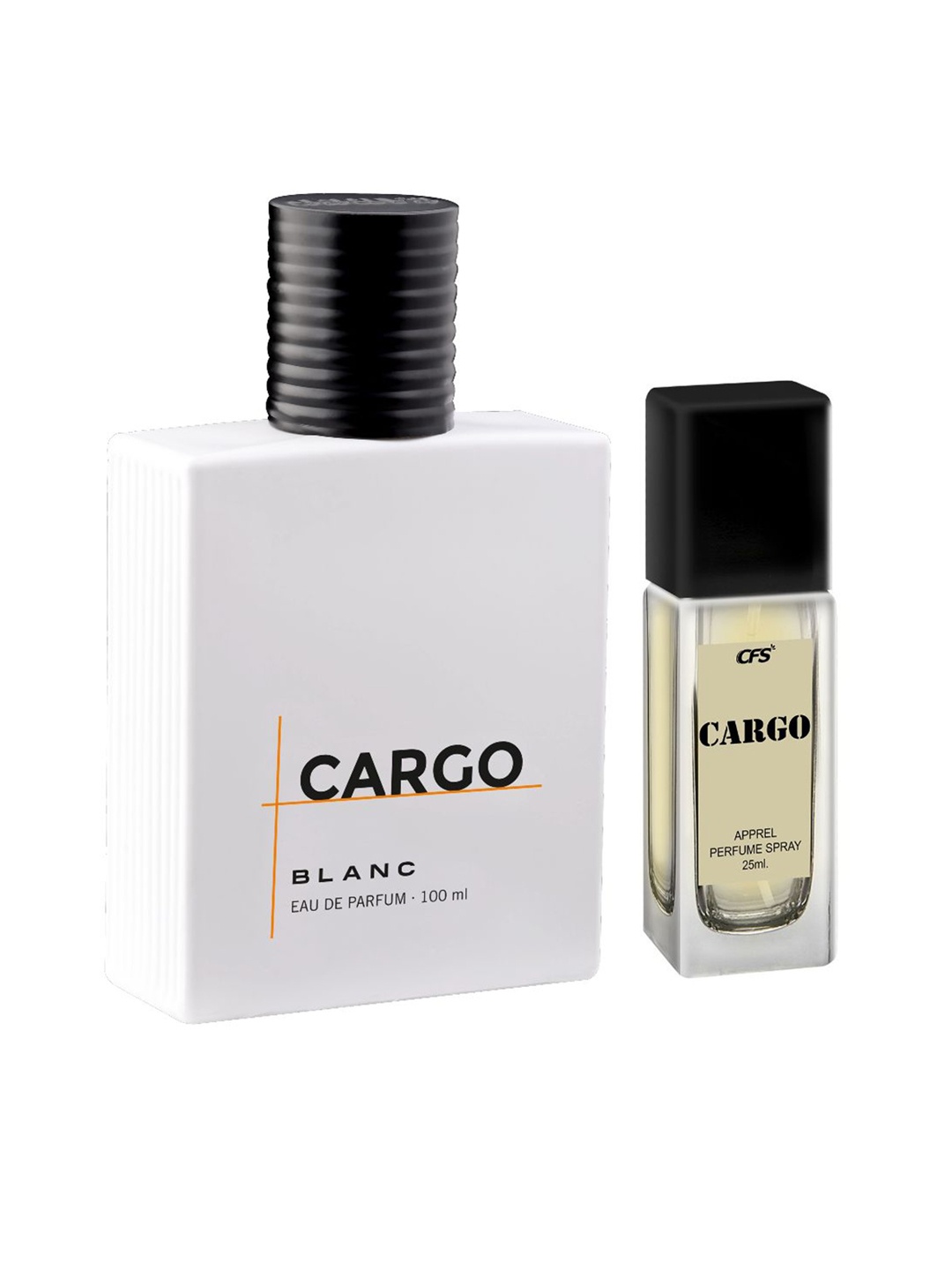 

CFS Cargo Blanc Eau De Parfum 100ml & Cargo Khakhi Eau De Parfum - 25ml, White