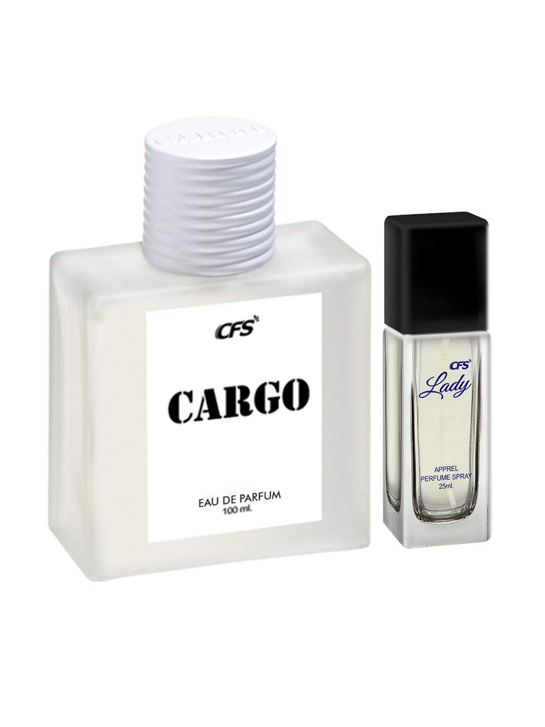 

CFS Cargo White Eau De Parfum-100ml & Lady Long Lasting Perfume-25ml