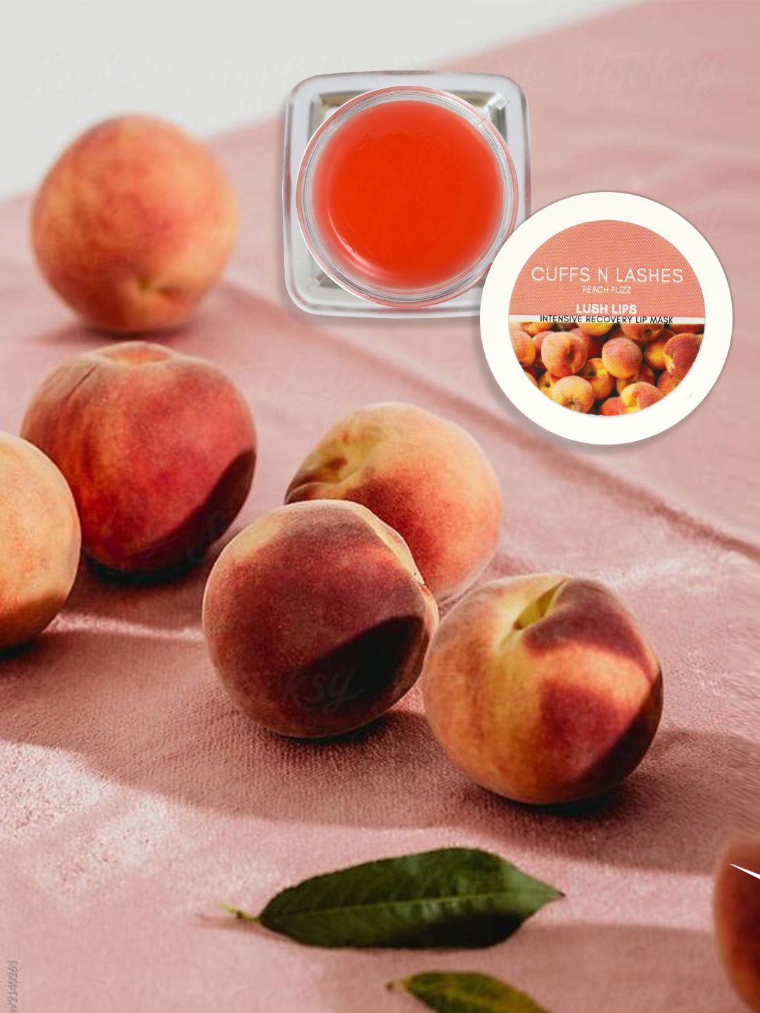 

CUFFS N LASHES Lush Lips Intensive Recovery Mask - 8g, Peach