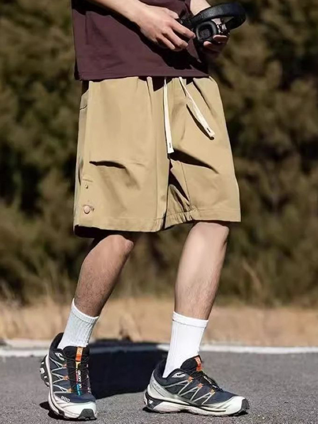 

StyleCast Men Brown Relaxed Fit Mid-Rise Shorts