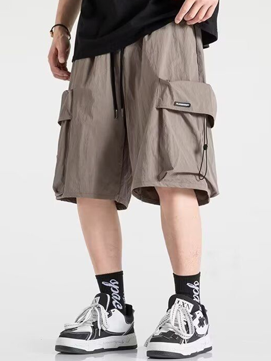 

StyleCast Men Grey Mid-Rise Regular Fit Shorts