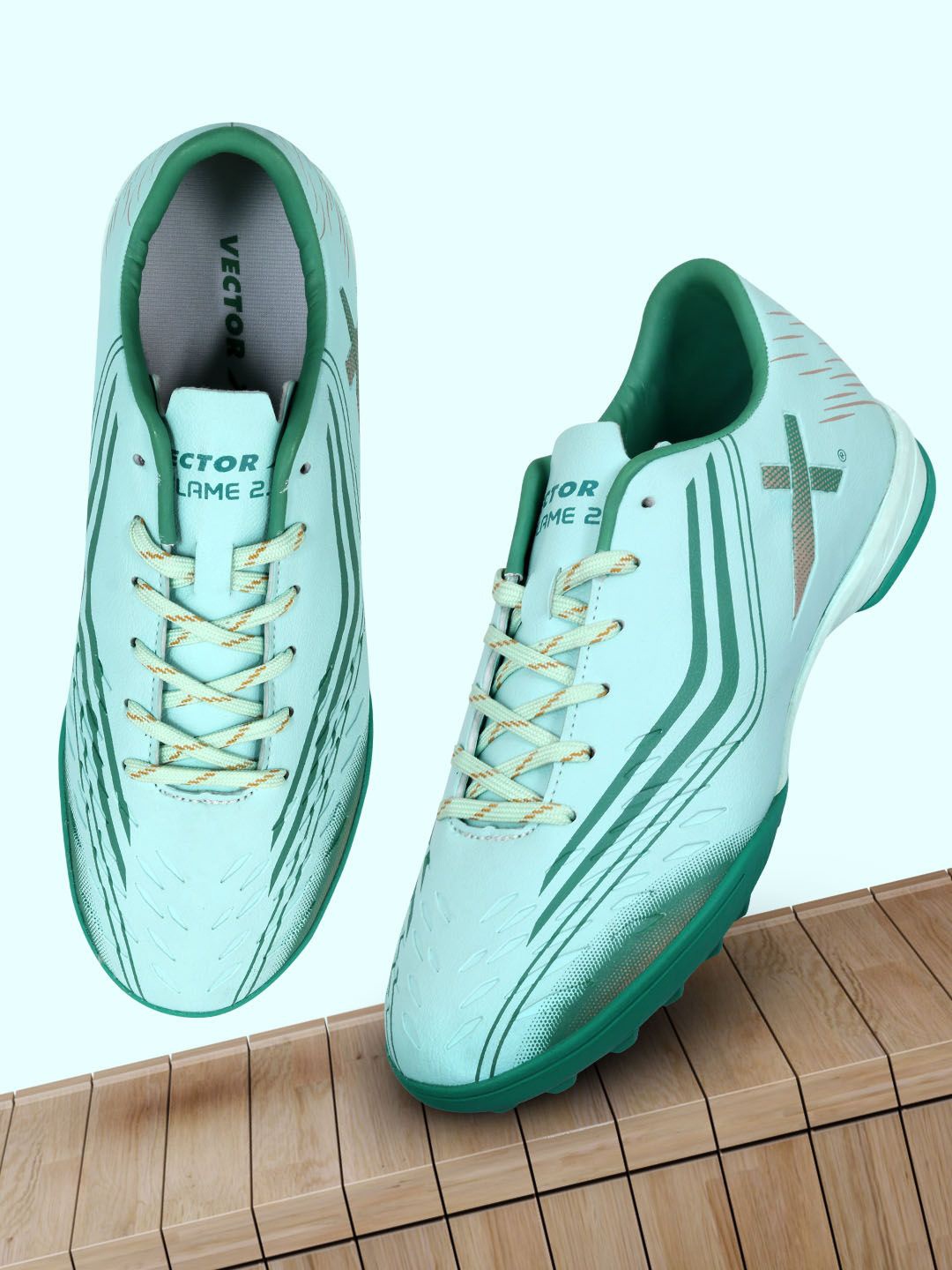 

VECTOR X Unisex Football Shoes, Teal