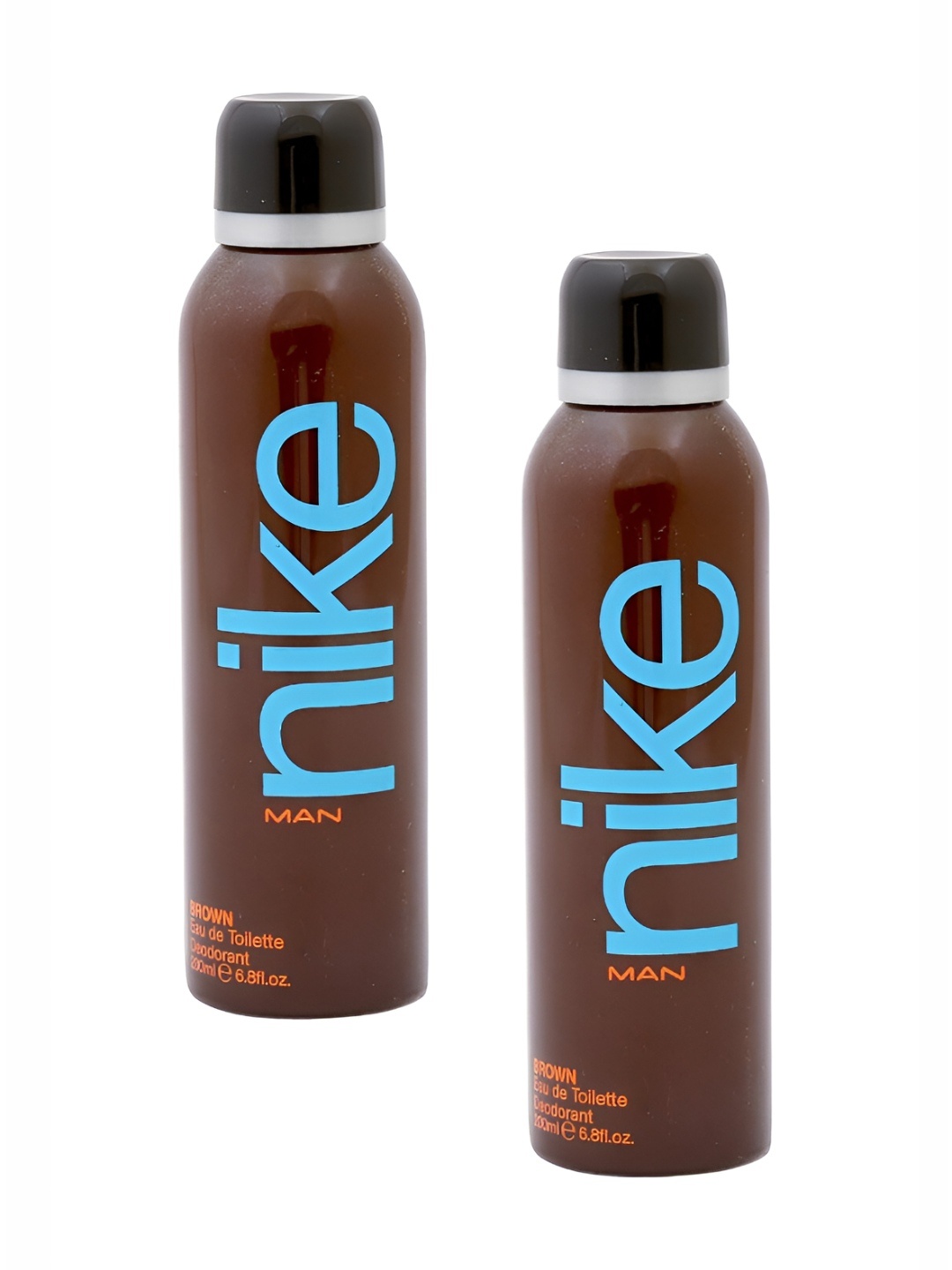 

Nike Brown Man Deodorant Pack Of 2 (200ml Each), Transparent