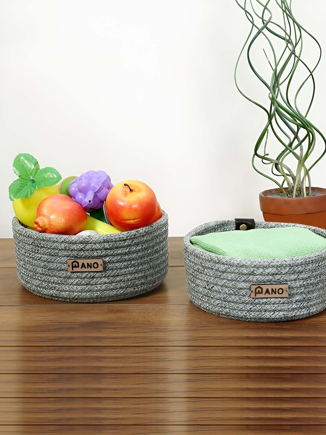 

Pano Grey 2 Pieces Regular Multi-Utility Organisers